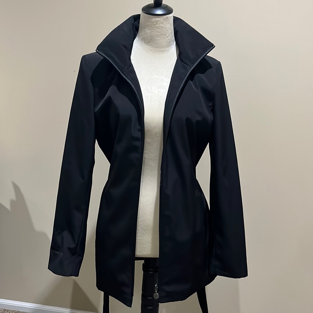 Calvin Klein woman’s trench coat black size small
